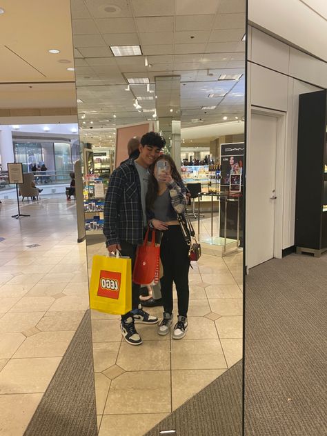 Mall Date Ideas, Mall Couple Pictures, Mall Date, Private Relationship, Relationship Pics, Princess Treatment, Library Aesthetic, Couple Pose, Take Me Out