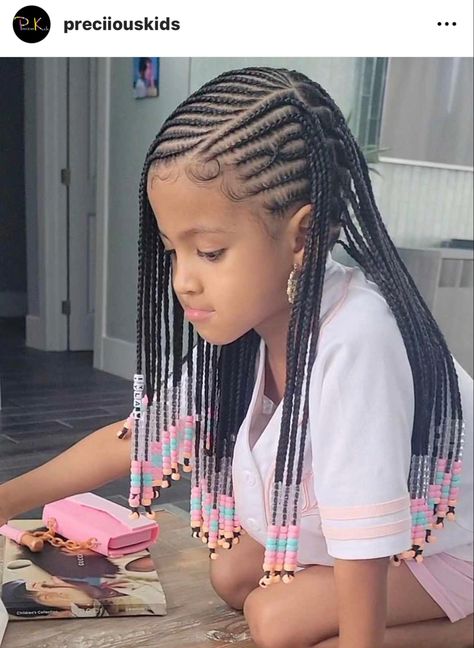 Toddler Braided Hairstyles, Toddler Braids, Black Kids Braids Hairstyles, Cute Toddler Hairstyles, Kids Curly Hairstyles, Lil Girl Hairstyles, Kid Braid Styles, Toddler Hairstyles Girl, Hairstyles Braided