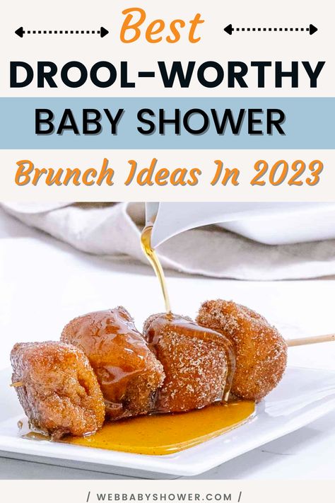 Cute Brunch Ideas Decor, Brunch Ideas Family, Brunch Food For Party, Baby Boy Shower Brunch Food Ideas, Baby Shower Luncheon Ideas, Breakfast Shower Ideas, Brunch Foods For A Crowd, Brunch Ideas For Baby Shower Girl, Baby Shower Brunch Menu Ideas Easy