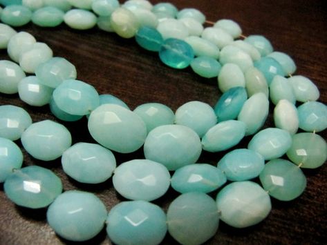 Natural Peruvian Opal Briolette faceted Beads 8x10mm best Quality Beads Strand 8 inches Long Jewelry making gemstone beadsSize : 8x10mmColor: BlueThese are top Quality Gemstone Beads . Measurements and weight are close approximations.Great Quality for making Necklace, earrings, Bracelet or any other jewelry. The photographs of the items have been taken in natural daylight, without any enhancements or affects and all attempts have been made to depict the colour of the gemstones accurately.Due to Peruvian Opal, Blue Apatite, How To Make Necklaces, Green Bead, Bead Strand, Faceted Bead, Purple Amethyst, Necklace Earrings, Gemstone Colors