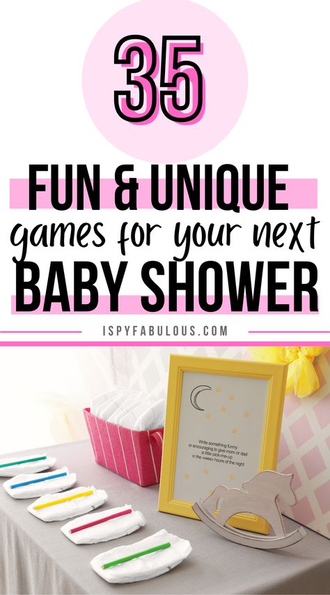 Baby Shower Games For Girl, Babay Shower Games, Different Baby Shower Games, Unusual Baby Shower Games, Baby Shower Games That Are Actually Fun, Unisex Baby Shower Games, Unique Baby Shower Games Hilarious, Sprinkle Baby Shower Games, Small Baby Shower Games