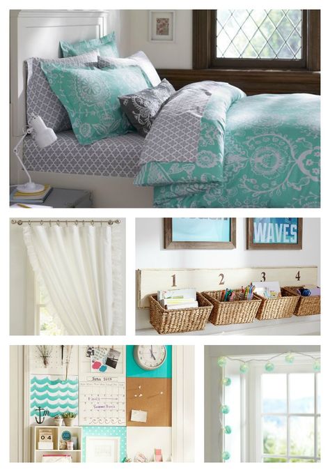 Dorm Room Ideas for the fall. Pass it along to all your college girl daughters, nieces, and friends! #Dorm #Decor Dorm Room Styles, Dream Dorm, Dorm Sweet Dorm, Dorm Inspiration, College Bedroom, Dorm Living, Dorm Room Ideas, College Room, Casa Vintage