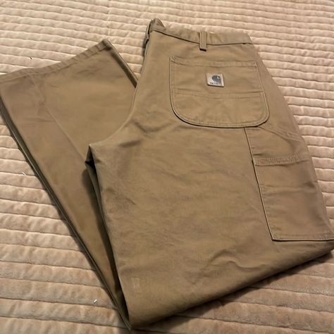 Reposhing This Item I Purchased From @Barber98. Didn’t Fit Right, Never Worn Questions? Leave A Comment Below! Carhartt Pants, Men Carhartt, Utility Pants, Carhartt Mens, Brown Pants, Mens Khakis, Pants For Men, Pants Men, Leave A Comment