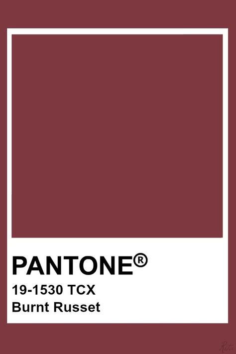 Pantone Burnt Russet Red Pantone Shades, Burnt Rose Color, Autumn Pantone, Pantone Shades, Pantone Autumn, Brown Pantone, Pantone Red, Rosewood Color, Pantone Color Chart