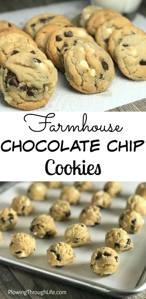 This is the BEST chocolate chip cookie recipe!  If you want a great cookie, be sure to use real butter. � The milk chocolate and white chocolate chips and butter flavored shortening really put this recipe over the top as a crumbly and memorable treat.    #cookie #chocolatechip #chocolatechipcookie Best Chocolate Chip Cookie Recipe, Hamburger Steaks, Milk Chocolate Chip Cookies, Best Chocolate Chip Cookies Recipe, Best Chocolate Chip, Double Chocolate Chip Cookies, White Chocolate Chip Cookies, Choc Chip Cookies, Chocolate Chip Cookie Recipe