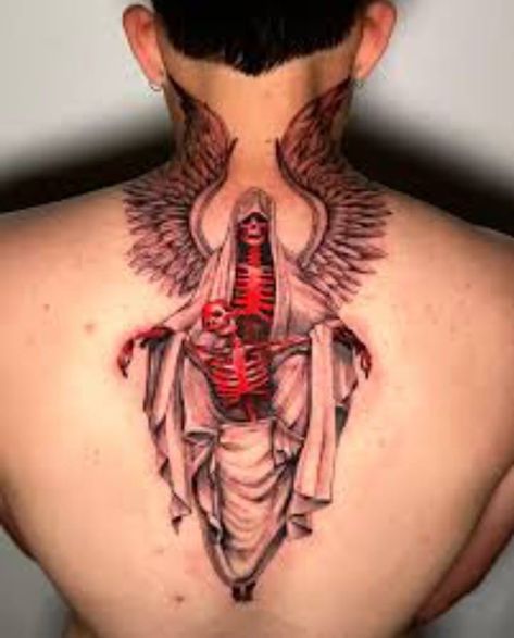 Red Skeleton Tattoo, Vampire Tattoo Designs, Skeleton Angel, Red Skeleton, Eyeball Tattoo, Vampire Tattoo, Sun Tattoo Designs, Skeleton Tattoo, Red Rose Tattoo