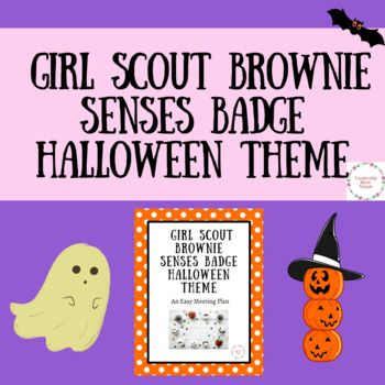 Halloween Senses Badge, Brownies Senses Badge Ideas, Home Scientist Brownie Badge Halloween, Senses Brownie Badge, Brownie Senses Badge Halloween, Brownie Senses Badge Ideas, October Girl Scout Meeting Ideas, Brownie Shapes In Nature Badge, Brownie Outdoor Art Creator Badge