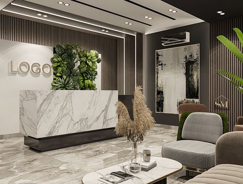 Reception Lobby Design, Waiting Room Design Reception Areas, Office Reception Area Design, Waiting Area Design, Modern Office Reception, Office Lobby Design, Office Inspiration Workspaces, Reception Area Design, Office Reception Design