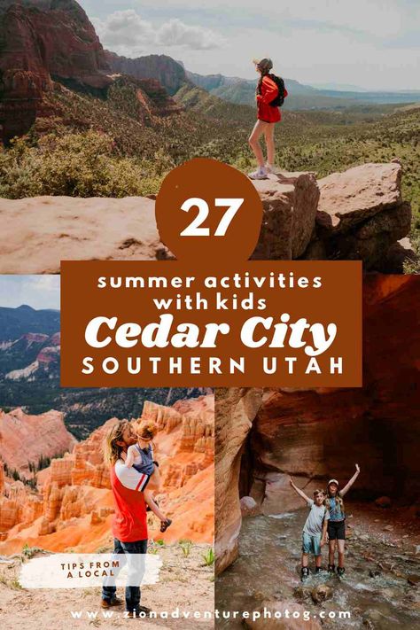 Utah With Kids, Activities With Kids, Cedar City Utah, Southwest Travel, Utah Camping, Mountain Bike Tour, Cedar City, Lake Lodge, Fall Bucket List