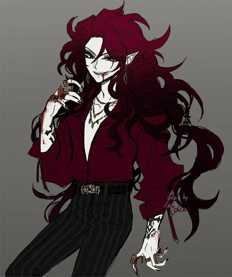 Dhampir Dnd Art, Villian Drawings Character Design, Vampire Design Character, Vampire Female Character Design, Vampire Oc Drawing, Vampire Character Art Male, Villain Art Character Design, Vampire Character Design Male, Vampire Oc Female