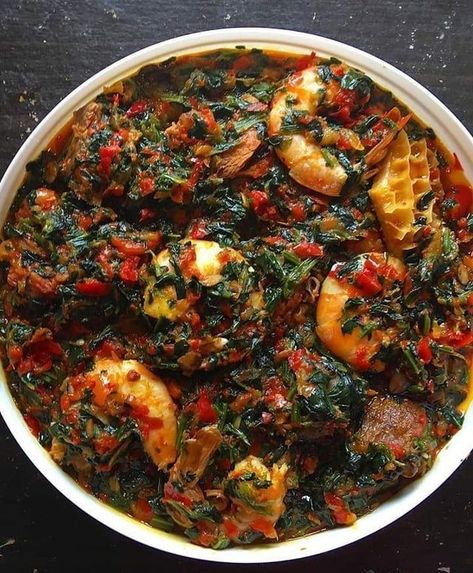 Spicy Vegetable Soup, Efo Riro, Nigeria Food, African Recipes Nigerian Food, Burning Passion, Nigerian Recipes, Africa Food, African Cooking, Southern Recipes Soul Food