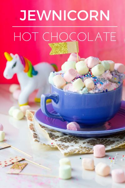 Jewnicorn Hot Chocolate Winter Unicorn Birthday Party, Blue Hot Chocolate, Pink Hot Chocolate, Oatmeal Granola Bars, Unicorn Drink, Unicorn Hot Chocolate, Unicorn Desserts, Crafty Morning, Hot Chocolate Drinks