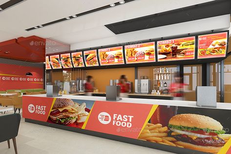 Food Outlets Design, Fast Food Restaurant Design Ideas, Fast Food Fitness, Outlet Design Food, Restront Ideas, Fast Food Exterior Design, Fast Food Restaurant Design Exterior, Fast Food Design Interior Small, Fast Food Restaurant Design Small