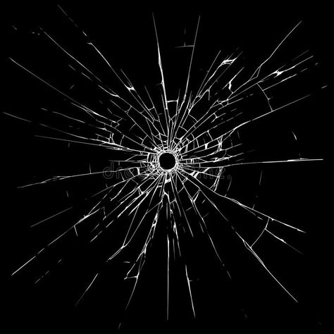 Bullet hole in glass. Broken glass / bullet hole in vector , #AFF, #glass, #hole, #Bullet, #vector, #bullet #ad Glass Broken, Big Data Visualization, Bullet Hole, Broken Screen Wallpaper, Airbrush Designs, Amoled Wallpapers, Black Paper Drawing, Broken Screen, Shattered Glass