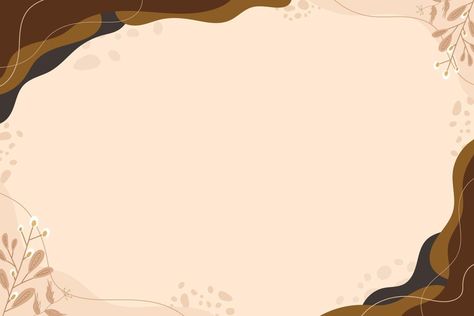 Brown Elegant Banner Background with Floral Frame and Text Space Power Point Design Backgrounds Brown, Creative Ppt Design Ideas, Mapeh Background, History Ppt Background, Powerpoint Background Design Brown, Elegant Banners, Mẫu Power Point, Powerpoint Background Templates, Brown Nature