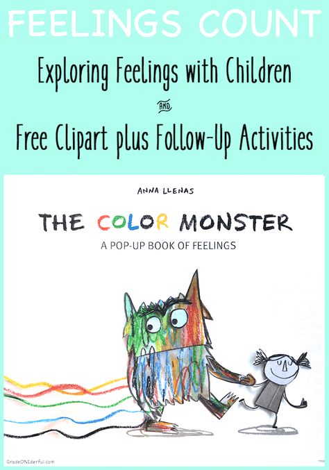 Preschool Feelings, Feelings Activities Preschool, The Color Monster, Colour Monster, Color Monster, Emotions Preschool, Monster Activities, Monster Book, Feelings Activities