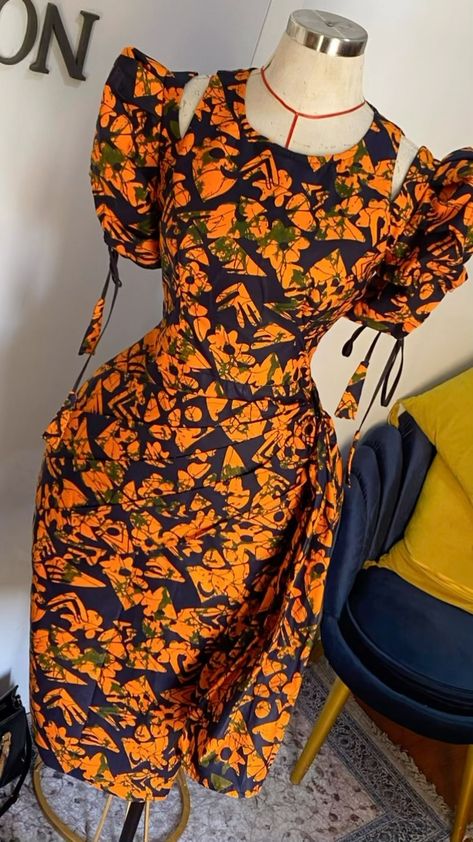 𝐓𝐡𝐞 𝐒𝐰𝐢𝐧𝐠 & 𝐒𝐰𝐚𝐲 𝐅𝐚𝐬𝐡𝐢𝐨𝐧 𝐂𝐨. | The Ankara Jacket Dress with just enough charm to double for almost any occasion 🥰🥰🥰 CUSTOMER ORDER READY FOR DELIVERY Jacket Dress -… | Instagram Ankara Dress Styles For Church, Dress For Chubby Ladies, Simple Dress Styles, Culture Dress, Ankara Dress Designs, Classy Short Dresses, Trendy Ankara Styles, Modest Dresses Fashion, African Print Dress Ankara