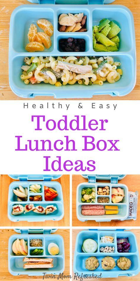 Toddler lunches for daycare, preschool, or home that are easy to make and healthy. Easy lunch ideas for 1 year olds, 2 year olds, and up! Bento Box Lunches For Kids, Daycare Lunch Ideas, Easy Toddler Lunches, Easy Bento, Bento Box Lunches, Lunches For Kids, Daycare Meals, Toddler Lunch Box, Kids Lunch Ideas