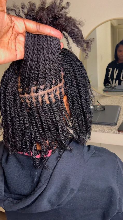 Something about hair freedom… imagine your hair always done🙊🙊🙊 | Instagram Micro Twists, Loc Inspiration, Sister Locs, Braid Wig, Hair Twist, Twist Styles, Twisted Sister, Hair Twist Styles, Braids Wig