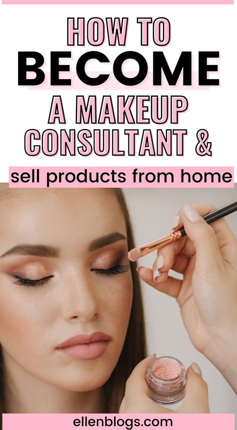 Are you wondering how to become a make up consultant and sell beauty products from home? Keep reading and learn how to get started. Beauty Advisor, Makeup Lessons, Makeup Sale, Makeup Services, Beauty Consultant, Cosmetic Shop, Skin Complexion, Beauty School, How To Attract Customers