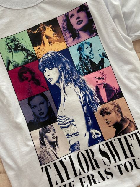 Taylor Eras Tour, Taylor Swift Shirts, Taylor Swift Tour Outfits, Swift Tour, Tour Outfits, Birthday List, Shirt Short Sleeve, Tour Shirt, Tour T Shirts