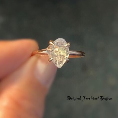 Raw Quartz Engagement Ring, Uncut Stone Engagement Ring, Raw Stone Diamond Engagement Rings, Wedding Rings Raw Stone, Raw Cut Diamond Engagement Ring, Raw Cut Diamond Ring, Raw Cut Wedding Ring, Raw Rock Engagement Ring, Natural Cut Engagement Ring