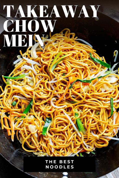 Chow Mein is a classic takeaway favorite! Egg noodles and veggies fried and tossed with a delicious sauce. With this easy recipe, you'll forget where you put the takeout menu. This delicious and quick noodle recipe uses grocery store ingredients to have dinner on the table in no time. The ingredients are stir-fried in deliciously seasoned oil before being tossed with a sauce made with a few simple Asian ingredients, all of which you can find in your grocery store. Egg Noddle Recipes, Asian Egg Noodle Recipes, Egg Noodle Stir Fry, Egg Noodle Dishes, Veggie Chow Mein, Noddle Recipes, After Workout Food, Stir Fry Sauce Easy, Asian Ingredients