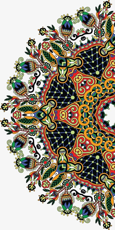 Rajhistani Art, Ethnic Print Pattern, Mandala Png, Islamic Motifs, Persian Art Painting, Design Pattern Art, Print Design Art, Paisley Art, Textile Prints Design