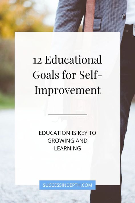 Education is key to learning and growing every day. This article will cover 12 examples of educational goals to set for personal development. Education Goals, Educational Goals, Goals To Set, Goals Examples, Goal Examples, Learning And Growing, Setting Goals, Life Goals, Happy Life