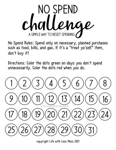 No Spend Month, Saving Money Chart, Money Chart, No Spend, Money Saving Methods, No Spend Challenge, Saving Money Budget, Money Management Advice, Money Saving Plan