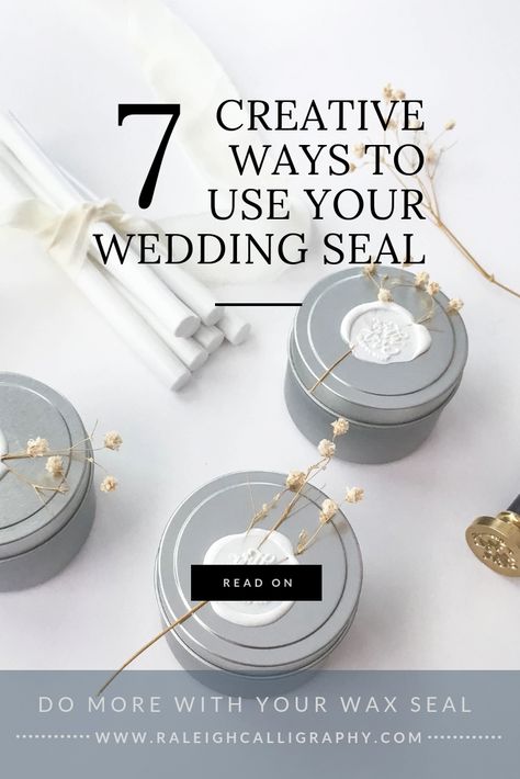 Wedding Seal Design, Wax Seal Ideas Wedding, Wax Stamps Wedding, Ways To Use Wax Seals, Wax Seal Uses, Wax Seals On Cards, Wedding Wax Seal Ideas, Wax Sealing Ideas, Wax Seals Ideas