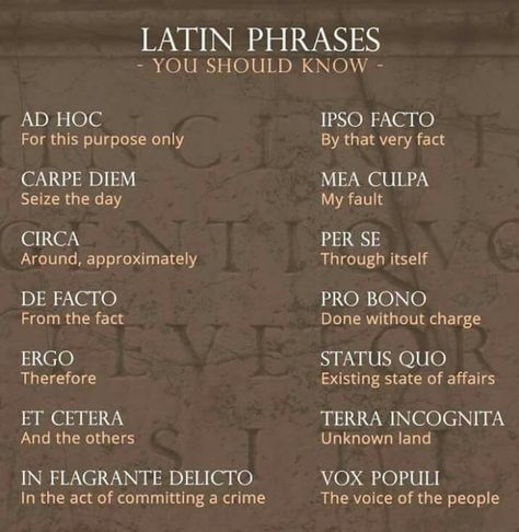 Always handy! - 9GAG Latin Words And Meanings, Learn Latin, Words And Meanings, Latin Quotes, Latin Language, Latin Phrases, Unusual Words, English Writing Skills, Latin Words