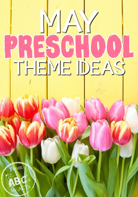 May Preschool Themes, May Images, Preschool Theme Ideas, National Teacher Appreciation Day, Preschool Theme Activities, Spring Theme Preschool, May Themes, Daycare Themes, Spring Preschool