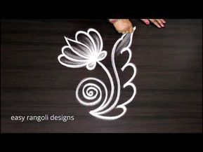 Free Hand Small Rangoli Designs, Very Small Rangoli Design For Daily, Simple Free Hand Rangoli Designs, Simple Free Hand Rangoli, Rangoli Free Hand Designs, Small Daily Rangoli, Small Rangoli Designs Easy Free Hand, Simple Daily Rangoli Designs, Free Hand Rangoli Designs Flower