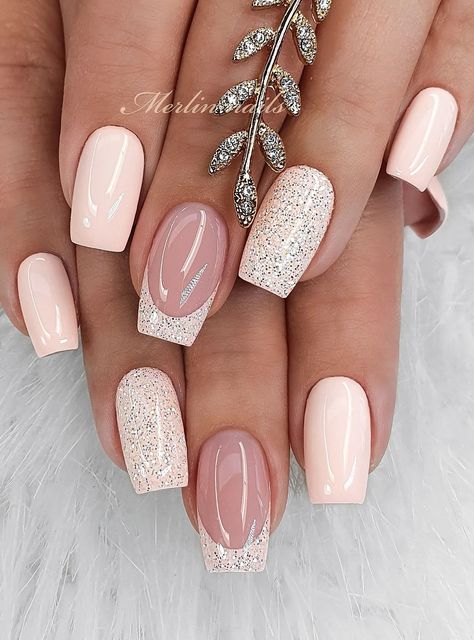 @merlin_nails on insta Spring Nail Gel, Nails For Your Birthday, Merlin Nails, Gel Nail Manicure, Girls Nail Designs, White Gel Nails, Graduation Nails, Cute Nail Art Designs, Nail Gel Polish