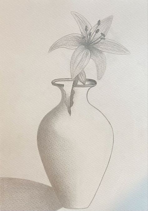 Flowers In Vase Drawing Pencil, Drawings Flower Vase, A Vase With Flowers Drawing, Flower Vase Sketch Pencil, Broken Vase With Flowers, Flower Vase Drawing Pencil, Vase Drawing Simple, Flower Vase Sketch, Flowers In Vase Drawing