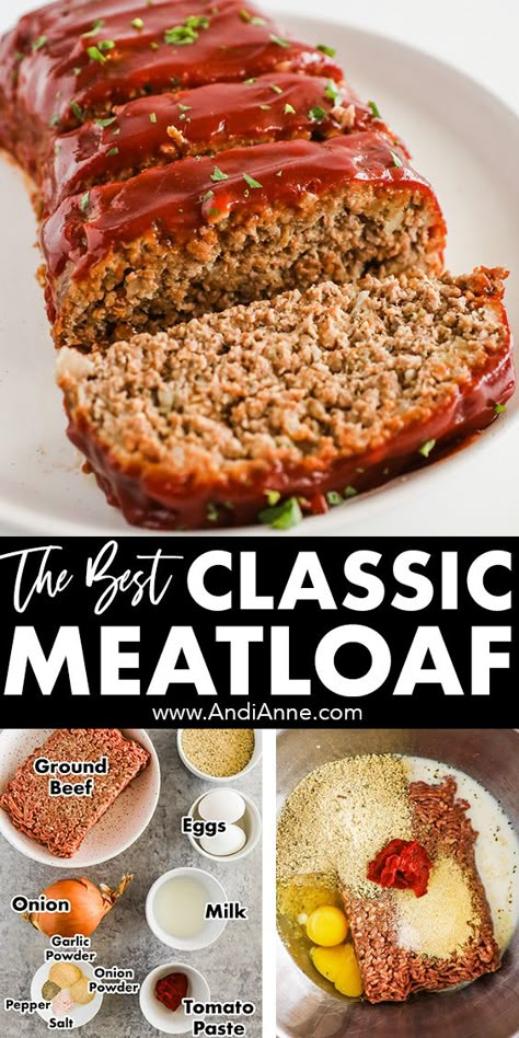 The Best Ever Meatloaf Recipe, Best Ever Meatloaf Recipe, Best Ever Meatloaf, Meatloaf Dinner, Beef Meatloaf, Southern Thanksgiving, Classic Meatloaf Recipe, Good Meatloaf Recipe, Classic Meatloaf