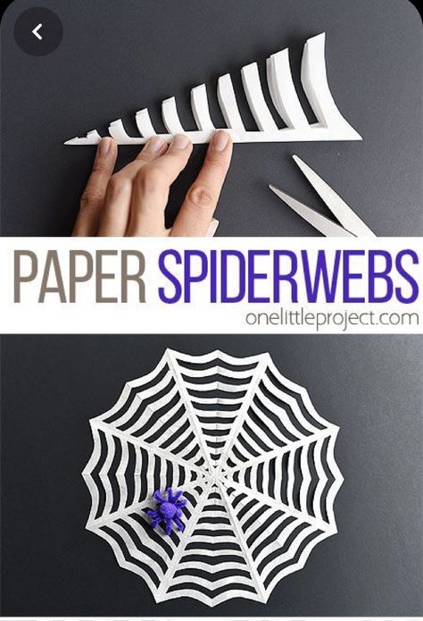 Ideas De Halloween, Classy Halloween Party, Quick Halloween Crafts, Paper Spider, Paper Halloween Decorations, Dekorasi Halloween, Cheap Halloween Decorations, Halloween Craft Projects, Classy Halloween