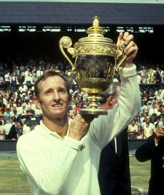 Rod Laver 1968  - He also won eight Pro Slam titles, including the calendar year Pro "Grand Slam"[12][13] in 1967, and contributed to five Davis Cup titles for Australia during an age when Davis Cup was deemed as significant as the Grand Slams.[14]Rod Laver - Australian tennis star of the 1960s Tennis Champions, Tennis Serve, Rod Laver, Tennis Photos, Tennis Champion, Wimbledon Tennis, Game Set Match, Bjorn Borg, Tennis Legends