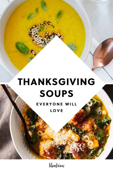 Thanksgiving Soup Recipes, Thanksgiving Soups, Holiday Soups, Beautiful Recipes, Soup Appetizers, Food Soup, Thanksgiving Drinks, Thanksgiving Dinner Recipes, Delicious Thanksgiving