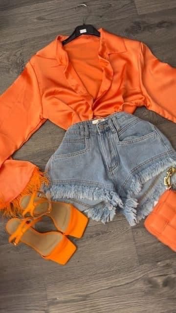 Denim And Orange Outfit, 20th Birthday Outfit Ideas Baddie, Rnb Concert Outfit Ideas, Day Party Outfit Black Women, Baddie Brunch Outfit, Brunch Outfit Spring, Vacation Fits, 25 Birthday, Florida Trip