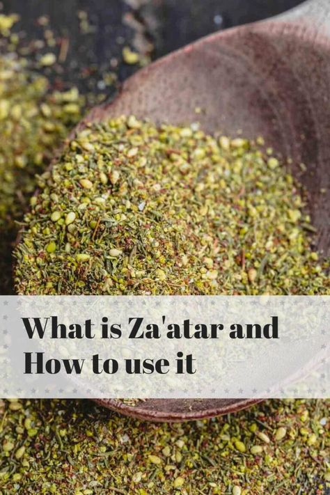 Za'atar is one of the world's best seasonings! This aromatic blend of herbs, toasted sesame seeds and spices will transform your cooking. Grab this full guide along with a list of BEST za'atar recipes you can try from TheMediterraneanDish.com #zaatarrecipes #zaatar #mediterraneanrecipes #mediterraneandiet #mediterraneanfood Manakish Recipe, Za'atar Recipe, Mediterranean Sweet Potatoes, Zaatar Seasoning, Zaatar Recipe, Zaatar Spice, Belgian Food, Spice Blends Recipes, Spice Mix Recipes