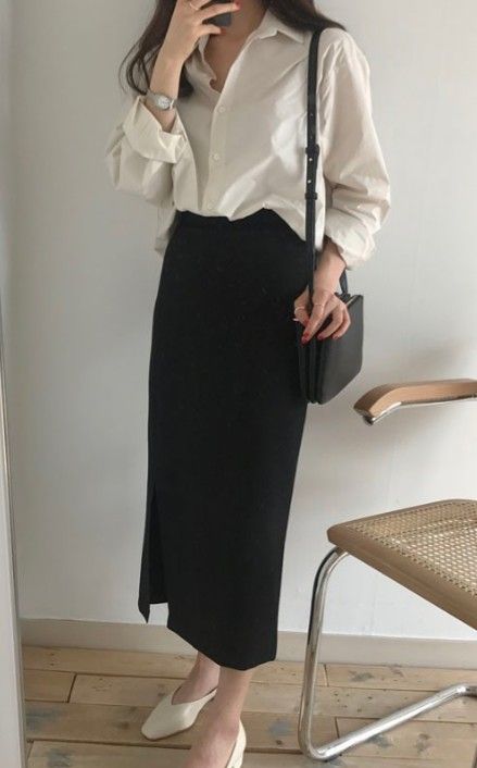 Japanese Office Outfit, Japan Outfit Ideas, Korean Outfits Men, Outfits Japan, Skirt Outfits Korean, Japanese Minimalist Fashion, Men Korean Fashion, Streetwear Japanese, Korean Fashion Skirt