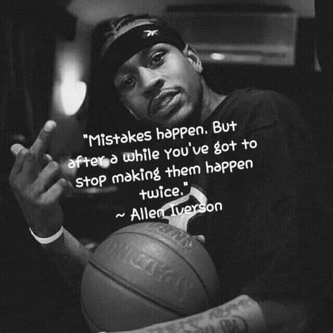 Allen Iverson Quotes, Famous Athlete Quotes, Athletes Quotes, Athlete Quotes, Basketball Poster, Man Up Quotes, Basketball Posters, Stay Alive, Allen Iverson