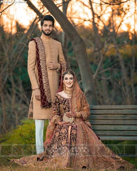 Latest Bride and Groom Matching dresses 2023 /New Couple Wedding Dress Trends 2023 |Bridal Dresses♥️ Cuple Photography, Sherwani Design, Bridal Pakistani, Groom Dress Men, Indian Wedding Gowns, Wedding Dresses Men Indian, Pengantin India, Couple Wedding Dress, Wedding Photoshoot Poses