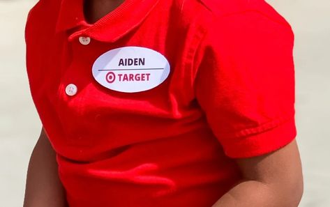 Target Name Tag Printable, Employee Name Tag, Target Employee Costume, Target Worker, Mom Costume, Diy Name Tags, Target Employee, Mom Costumes, Name Tag Templates