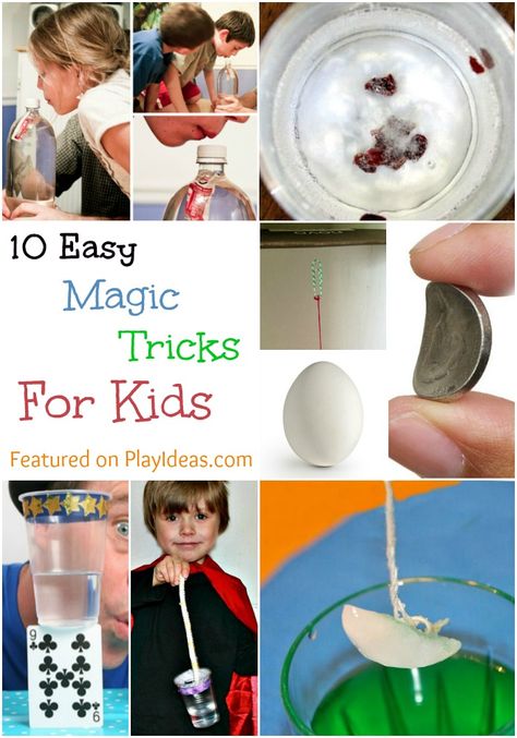 Magic Tricks For Preschool, Magic Themed Activities For Kids, Kids Magic Tricks Easy, Easy Magic Tricks For Kids Step By Step, Magic Activities For Kids, Magic Crafts For Kids, Kids Magic Tricks, Magic Activities, Easy Magic Tricks For Kids