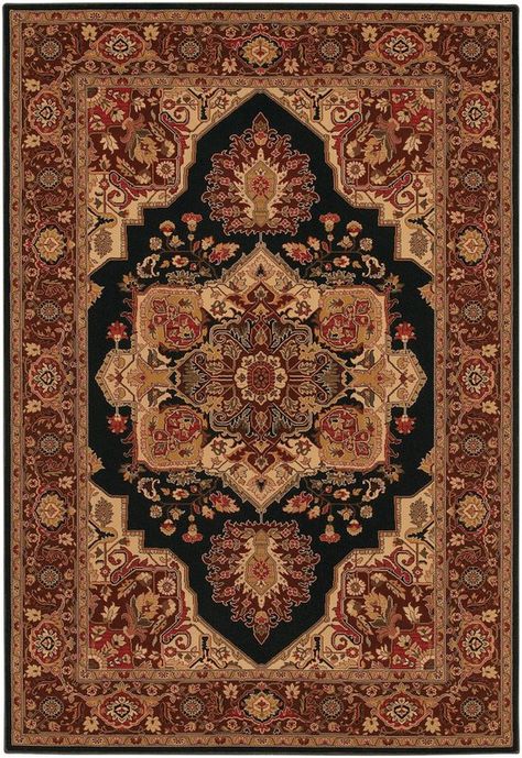 Persian Rug Designs, Rug Direct, Grey Carpet, Carpet Stairs, Black Area Rugs, Rectangular Rugs, Patterned Carpet, Handmade Area Rugs, Black Rug