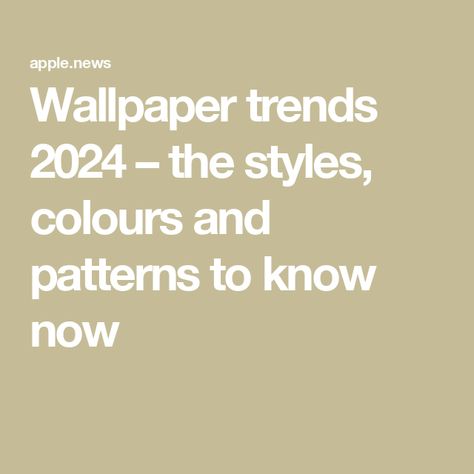 Wallpaper trends 2024 – the styles, colours and patterns to know now 2024 Wallpaper Trends, Wallpaper Trends For 2024, 2024 Pattern Trends, 2024 Colour Trends, Colour Trends 2024, Trending Wallpapers, 2024 Wallpaper, Wallpaper 2024, Fall Wallpapers