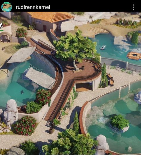 Planet Coaster 2 Inspiration, Zoo Planet Ideas, Planet Zoo Building Ideas, Planet Coaster Entrance, Planet Coaster Inspiration, Planet Coaster Ideas, Planet Zoo Buildings, Planet Zoo Layout, Planet Zoo Layout Ideas